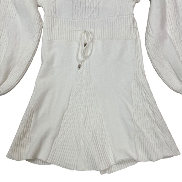 NWT Free People Emmaline Mini Dress in White Medium - Picture 5 of 10